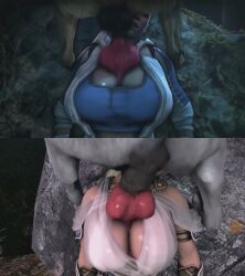 10s 20s 2boys 2girls 3d 60fps against_rock alternate_breast_size animal animal_penis animated armor bandages bandai bandai_namco bestiality black_trim blonde_hair blue_bra blue_trim boulder bouncing bouncing_breasts bra braid breasts brown_fur cassie_cage cleavage closed_eyes comparison dainapp dark_skin earrings erection feet furry goddess_guards goddess_headdress goddess_robe grey_fur headdress hetero highres huge_breasts interpolated interspecies jacket jewelry johndoe1970 knotted_penis large_breasts large_penis long_hair looping_animation lying moaning mortal_kombat_(series) mortal_kombat_x multiple_boys multiple_girls namco netherrealm_studios night on_back open_clothes open_jacket open_mouth outdoors paizuri paizuri_under_clothes penis pumping revealing_clothes reverse_paizuri robe rock rubbing shiny_skin shirt short_hair sophitia_alexandra soul_calibur soulcalibur soulcalibur_iv source_filmmaker_(medium) split_screen sports_bra standing synchronized testicles third-party_edit uncensored underwear veins veiny_penis video white_jacket white_robe wolf zenu
