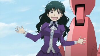 1girl female_focus highres hyuuga_mahiru kamisama_dolls purple_hair smile solo