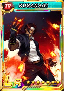 1boy animated animated_gif belt fire kusanagi kusanagi_(kof) kusanagi_kyou male_focus muscular_arms pyrokinesis the_king_of_fighters