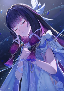 Rule 34 | 1girl, 310setsu, black hair, choker, closed eyes, closed mouth, collarbone, columbina (genshin impact), commentary request, dress, feathered wings, genshin impact, gradient hair, hair ribbon, hands on own chest, head wings, highres, long hair, long sidelocks, multicolored hair, multiple wings, pink hair, ribbon, sidelocks, very long hair, white choker, white dress, white mask, white ribbon, wings