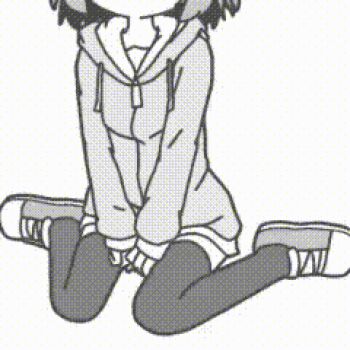 1girl 1other animated animated_gif armpit_carry black_thighhighs carrying cock_warming dildo dildo_reveal dildo_riding disembodied_hand drawstring flat_chest grabbing_another's_ass greyscale groping halftone head_out_of_frame hood hood_down hoodie kneeling loli long_sleeves lowres monochrome original pussy_juice pussy_juice_trail qswan screentones sex_toy shoes short_hair simple_background sitting slim_legs smile sneakers solo_focus suction_cup_dildo thighhighs wariza white_background