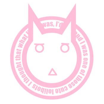 1girl 4chan android animal_ears animated animated_gif cat_ears clarion creator_connection female_focus ghost_in_the_shell ghost_in_the_shell:_stand_alone_complex koukaku_no_pandora laughing_man_(gits) lowres monochrome parody simple_background solo spinning triangle_mouth