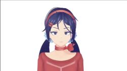 3d animated audible_music blue_eyes blue_hair cool_mita_(miside) kirby&#039;s_dream_land kirby_(series) mary_janes miside mita_(miside) music nintendo pleated_skirt shoes skirt sound tagme theme_song thighhighs video