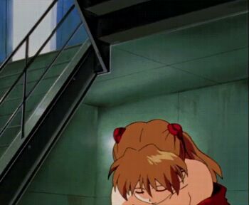 1girl angry animated animated_gif annoyed bare_shoulders blue_eyes blush bodysuit breasts brown_hair cleavage dressing embarrassed hair_ornament hairclip long_hair mecha_pilot_suit neon_genesis_evangelion plugsuit_(evangelion) small_breasts souryuu_asuka_langley twintails