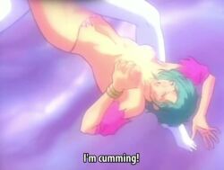 1990 1990s_(style) 1996 1boy 1girl amano_megumi_(urotsukidouji) androgynous animated ass belt black_hair black_thighhighs blue_eyes blush bracelet breasts breasts_out doggystyle fellatio floating glowing glowing_eyes green_hair heterochromatic_eyewear holding_legs jewelry levitation licking licking_nipple licking_penis lowres magic medium_breasts mind_control miniskirt mizuchi_(urotsukidouji) nipple_stimulation nipples open_mouth oral penis penis retro_artstyle sex sex_from_behind shapeshifting short_hair sidelocks skirt sleeves_pushed_up sound sweater tagme teasing thighhighs tinted_eyewear tongue torn_clothes torn_thighhighs urotsukidouji video zettai_ryouiki