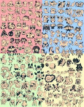 abra absolutely_everyone aerodactyl alakazam angry arbok arcanine articuno bat_(animal) beedrill bellsprout bird blastoise blue_oak bone bug bulbasaur butterfly butterfree cat caterpie chansey charizard charmander charmeleon clefable clefairy cloyster commentary crab creature cubone dewgong diglett ditto dodrio doduo dragonair dragonite dratini drooling drowzee dugtrio eevee ekans electabuzz electrode_(pokemon) everyone exeggcute exeggutor farfetch'd fearow fiery_tail fire flame-tipped_tail flareon flexing floating gastly gen_1_pokemon gengar geodude glitchedpuppet gloom_(pokemon) golbat goldeen golduck golem_(pokemon) graveler grimer growlithe gyarados haunter highres hitmonchan hitmonlee holding holding_bone holding_spoon horse horsea hypno insect ivysaur jigglypuff jolteon jynx kabuto_(pokemon) kabutops kadabra kakuna kangaskhan kingler koffing krabby lapras legendary_pokemon lickitung long_hair looking_at_viewer looking_away looking_to_the_side machamp machoke machop magikarp magmar magnemite magnet magneton mankey marowak meowth metapod mew_(pokemon) mewtwo moltres moth mr._mime muk multicolored_background multiple_heads multiple_monochrome mythical_pokemon nidoking nidoqueen nidoran nidoran_(female) nidoran_(male) nidorina nidorino ninetales nintendo no_humans oddish omanyte omastar onix paras parasect partially_colored persian pidgeot pidgeotto pidgey pikachu pinsir pokemon pokemon_(creature) pokemon_rgby poliwag poliwhirl poliwrath ponyta porygon primeape psyduck raichu rapidash raticate rattata rhydon rhyhorn sandshrew sandslash screw scyther seadra seaking seel shellder slowbro slowpoke smoke snake snorlax spearow spoon squirtle starmie starter_pokemon_trio staryu tail tangela tauros tentacool tentacruel vaporeon venomoth venonat venusaur victreebel vileplume voltorb vulpix wartortle weedle weepinbell weezing wigglytuff zapdos zubat