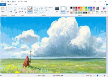 1other art_program_in_frame christian_young cloak cloud cloudy_sky commentary flower full_body grass holding holding_staff hood hood_up horizon landscape meadow microsoft_paint_(medium) microsoft_paint_(software) original outdoors painterly red_cloak scenery screencap sky sky_focus staff standing