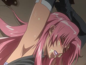 animated animated_gif breasts cum cum_on_body cum_on_hair facial ingrid_(taimanin_asagi) nipples taimanin_(series) taimanin_asagi