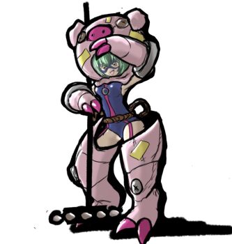 animal_costume cho-hakkaimon costume digimon digimon_(creature) mask pig_costume re07722035 swimsuit