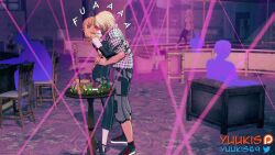 1boy 3d 3girls alcohol animated asuna_(sao) cheating_(relationship) clothes_pull club crossover dancing dress dress_pull drunk french_kiss grabbing_another&#039;s_breast grabbing_from_behind groping hetero kiss koikatsu_(medium) multiple_girls netorare public_indecency recording sex sex_from_behind story sword_art_online tagme tensei_shitara_slime_datta_ken toilet toilet_stall veldora_(tensura) video weapon yuukis