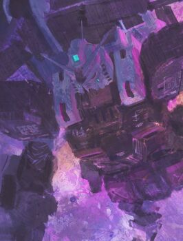 Rule 34 | commentary, earth federation space forces, full armor gundam, gundam, gundam thunderbolt, mecha, mecha focus, mobile suit, molai, no humans, radio antenna, robot, science fiction, solo, v-fin