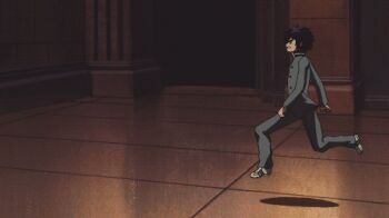 10s 2boys animated animated_gif black_hair kicking lowres multiple_boys owari_no_seraph school_uniform