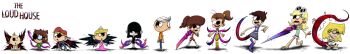 1boy 6+girls brother_and_sister highres lana_loud leni_loud lily_loud lincoln_loud lisa_loud lola_loud lori_loud luan_loud lucy_loud luna_loud lynn_loud multiple_girls siblings sisters the_loud_house tokyo_ghoul