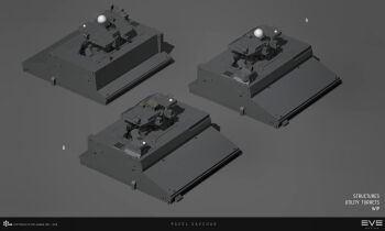 3d absurdres building commentary company_logo company_name concept_art copyright_logo copyright_name dated english_commentary eve_online glowing grey_background greyscale highres keyshot_(medium) logo machine maya_(medium) monochrome official_art photoshop_(medium) radar radio_antenna realistic science_fiction simple_background sobaku-chiuchiu spacecraft spacecraft_turret upwell_consortium_(eve_online) variations