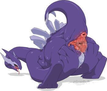Rule 34 | anus, ass, blush, furry, gen 2 pokemon, legendary pokemon, looking back, lugia, nezunezu, nintendo, open mouth, pokemon, pokemon (creature), pokemon xd, pussy, pussy juice, red eyes, shadow lugia, spread pussy, tongue