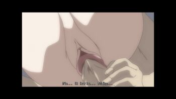 1boy 1girl animated black_hair bottomless breasts brown_hair couch itou_makoto_(school_days) katsura_kokoro loli older_male_and_younger_female penis pussy school_days sex shiny_days small_breasts socks summer_days tagme video