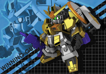 10s 3d beam_rifle energy_gun gundam gundam_build_fighters gundam_build_fighters_try highres minowa_(artist) minowa_ver6.5 no_humans sd_gundam weapon winning_gundam