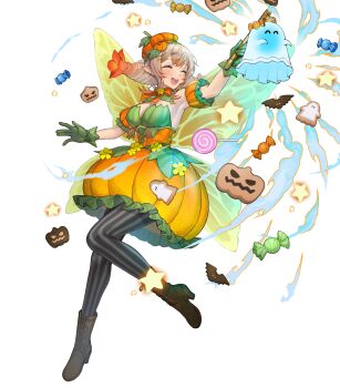 1girl fire_emblem fire_emblem_heroes highres nintendo non-web_source official_alternate_costume official_art peony_(fire_emblem) peony_(fruitful_dream)_(fire_emblem) peony_(halloween)_(fire_emblem) solo