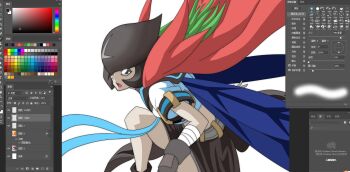 Rule 34 | 1girl, bancholilimon, banchou, belt, delinquent, digimon, highres, scar, solo, thorns, wings