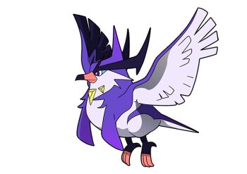 beak bird galvaria nexomon nexomon_(creature) no_humans official_art simple_background solo transparent_background