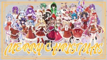 2boys 6+girls absurdres ahoge akuma_nihmune anger_vein animal_ear_fluff animal_ears antlers aquwa arm_under_breasts arm_up arms_up ball bao_the_whale bare_shoulders bead_necklace beads bell black_boots black_bow black_bowtie black_choker black_eyes black_hair black_horns black_nails black_pantyhose black_shirt black_shoes black_thighhighs blonde_hair blue_eyes blue_hair blue_nails blush bone_tail boots border bow bowtie brain breasts broken_heart broken_heart_hair_ornament brown_eyes brown_hair brown_skirt camila_(vtuber) capelet cat_ears cat_girl cat_tail cerber_(vtuber) cetacean_tail cha_cha_(vtuber) choker chrchie christmas cleavage cleavage_cutout closed_mouth clothing_cutout coat codebug_(ellie_minibot) colored_skin colored_tips colored_tongue commentary controller_hair_ornament corset cottontail_(vtuber) cow_ears cow_girl cow_horns crelly cross-shaped_pupils crossed_legs cweamcat cyborg dark-skinned_female dark_skin deer_ears demon_girl demon_horns demon_tail denim detached_sleeves dog_ears dog_girl dress dress_bow earrings ellie_minibot english_commentary evil_neuro-sama exposed_brain facial_mark fangs filian_(vtuber) fins fish_tail folded_twintails footwear_bow fox_ears fox_girl fox_tail from_side full_body fur-trimmed_boots fur-trimmed_capelet fur-trimmed_dress fur-trimmed_gloves fur-trimmed_hoodie fur-trimmed_jacket fur-trimmed_leotard fur-trimmed_sleeves fur-trimmed_thighhighs fur_boots fur_trim gloom_(expression) gloves gradient_hair green_eyes green_hair green_hoodie green_shorts grin hair_beads hair_bell hair_between_eyes hair_bow hair_intakes hair_ornament hair_over_one_eye hair_ribbon hair_tie hairclip halo_around_horn hanakyo hand_up hands_on_own_hips hands_up hat heart heart_hair_ornament heterochromia high-waist_skirt high_heel_boots high_heels highres hood hoodie horns hug huge_ahoge huge_bowtie index_finger_raised indie_virtual_youtuber indoors iridescent_hair jacket jewelry kitsunero koko_d._nuts lace-up_boots large_breasts layna_lazar leg_bow legs leotard long_dress long_hair long_skirt long_sleeves looking_at_viewer mark_under_both_eyes mechanical_arms medium_dress medium_hair medium_skirt megalodon_(vtuber) merry_christmas messy_hair minikomew miniskirt monkey_ears monkey_girl multicolored_hair multiple_boys multiple_girls nail_polish neck_bell neck_ribbon neckerchief necklace nekrolina neuro-sama official_alternate_hair_length official_alternate_hairstyle open_clothes open_jacket open_mouth orca_girl ornate_border pantyhose personification pink_eyes pink_hair plaid_clothes plaid_skirt platform_heels pleated_dress pointy_ears pom_pom_(clothes) pom_pom_hair_ornament ponytail puffy_short_sleeves puffy_sleeves purple_eyes purple_hair purple_horns purple_nails purple_skin purple_tongue rabbit_ears red_boots red_bow red_bowtie red_capelet red_choker red_coat red_corset red_dress red_eyes red_gloves red_hat red_horns red_jacket red_leotard red_neckerchief red_ribbon red_scarf red_shirt red_shoes red_skirt red_sleeves red_sweater red_thighhighs reindeer_antlers reptile_girl ribbon rindo_(vrchat) romper santa_costume santa_dress santa_hat scarf see-through_bow shark_girl shark_tail shirt shirt_tucked_in shoes shoomimi short_dress short_hair short_sleeves shorts siblings signature sisters skirt sleeveless sleeveless_dress sleeveless_shirt sleeves_past_fingers sleeves_past_wrists slice_of_toma small_breasts smile socks standing standing_on_one_leg star_(symbol) star_hair_ornament streaked_hair striped_clothes striped_socks striped_thighhighs sweater symbol-shaped_pupils tail thighhighs turtleneck turtleneck_shirt twins twintails two-tone_hair two_side_up vedal987 vedal_ai very_long_hair virtual_youtuber white_background white_boots white_bow white_capelet white_hair white_pantyhose white_shirt white_shoes white_sleeves white_socks white_sweater xarakura_xara yellow_boots yellow_bow yellow_eyes yellow_gloves yellow_scarf yuy_(vtuber)