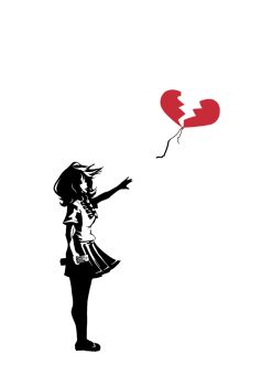 1boy arm_up breasts broken_heart feet food from_side heart highres kite large_breasts legs make_heroine_ga_oo_sugiru! medium_hair monochrome outstretched_arm school_uniform shaded_face sideboob skirt solo thighs wind yanami_anna