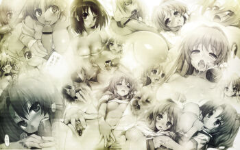 00s 6+girls armpits bare_shoulders bra breasts breasts_squeezed_together censored clannad clitoris collage collarbone compilation cum cum_in_mouth cum_on_body cum_on_breasts cum_on_upper_body facial fellatio fingering fujibayashi_kyou genderswap genderswap_(mtf) hair_intakes hair_ribbon hairjob hetero ichinose_kotomi ishikei kashimashi kuroi_nanako large_breasts lingerie lucky_star medium_breasts multiple_girls nipples nude oral osaragi_hazumu penis popurri puffy_nipples pussy ribbon spread_pussy suzumiya_haruhi suzumiya_haruhi_no_yuuutsu third-party_edit tongue underwear urethra