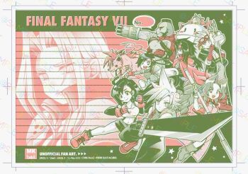 2022 2026 3girls 6+boys aerith_gainsborough aiming animal animal_on_head armor artist_name ascot baggy_pants barret_wallace beard black_gloves black_hair black_jacket black_skirt black_socks body_markings boots braid braided_ponytail breasts brown_boots buster_sword cait_sith_(final_fantasy) cape cat cat_on_head center_opening cid_highwind cigarette cleavage clenched_hands cloak closed_mouth cloud_strife commentary_request crop_top crown dark-skinned_male dark_skin dress earrings elbow_gloves facial_hair feather_hair_ornament feathers fighting_stance final_fantasy final_fantasy_vii fingerless_gloves gloves goggles goggles_on_head grin gun hair_ornament hair_ribbon headband holding holding_cigarette holding_gun holding_polearm holding_shuriken holding_staff holding_sword holding_weapon jacket jewelry long_dress long_hair medium_breasts midriff mini_crown miniskirt miri_(mirik) moogle multiple_boys multiple_girls navel on_head open_mouth pants parted_bangs pauldrons pink_dress polearm prosthetic_weapon puffy_short_sleeves puffy_sleeves red-haired_tarnished_(qiqiqiqi) red_boots red_cape red_cloak red_gloves red_headband red_jacket red_ribbon red_xiii ribbon sample_watermark sephiroth shirt short_hair short_sleeves shoulder_armor shuriken sidelocks silver_bangle single_braid single_pauldron skirt sleeveless sleeveless_shirt sleeveless_turtleneck smile smoke smoking socks spiked_hair staff suspenders sword tifa_lockhart turtleneck very_short_hair vincent_valentine watermark weapon white_ascot white_shirt yuffie_kisaragi