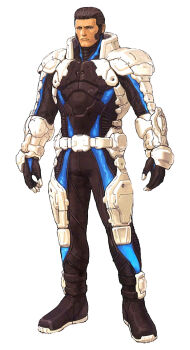 1boy armor armored_boots belt boots male_focus maxima the_king_of_fighters