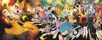 absurdres aggressive_retsuko animal_crossing animal_ear_fluff animal_nose asriel_dreemurr asriel_dreemurr_(god_of_hyperdeath) ball basketball_(object) beastars body_fur boots braixen brand_new_animal character_name character_request claire_d'lune crossover darwin_watterson digimon digimon_(creature) dog_girl fangs freddie_(gundam_build_divers_re:rise) furry furry_female gen_6_pokemon goatdraw gumball_watterson gundam gundam_build_divers gundam_build_divers_re:rise haida_(aggretsuko) heart highres isabelle_(animal_crossing) jacket kagemori_michiru kaze_no_klonoa king_kazma klonoa korean_commentary kung_fu_panda league_of_legends legoshi li_li_stormstout made_in_abyss mao_mao:_heroes_of_pure_heart mao_mao_(mao_mao:_heroes_of_pure_heart) multicolored_fur multiple_boys multiple_crossover multiple_girls my_little_pony my_little_pony:_friendship_is_magic nanachi_(made_in_abyss) nintendo open_mouth pandaren pokemon pokemon_(creature) raccoon_girl renamon retsuko running sanrio sheriff_mao_mao_mao shoes smile sneakers snout sonic_(series) sonic_the_hedgehog space spike_(my_little_pony) star_(sky) star_(symbol) summer_wars suspenders tadano_(aggretsuko) teemo the_amazing_world_of_gumball the_summoning tigress_(kung_fu_panda) trait_connection twilight_sparkle undertale utdr_(toby_fox) warcraft yordle