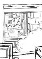 1boy anal animated anus bed blush computer curtains dildo dildo_riding joel_jurion laptop lowres male_focus male_penetrated monochrome open_window penis perineum pov sex_toy shota source_request testicles trap video voyeur_pov voyeurism watching window