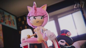 1boy 1girl amy_rose animated nipples nude penis pussy sex sonic_(series) tagme video