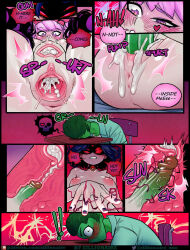dc_comics highres portal_object portal_sex teen_titans teen_titans_(beast_boy) teen_titans_(jinx) teen_titans_(raven)