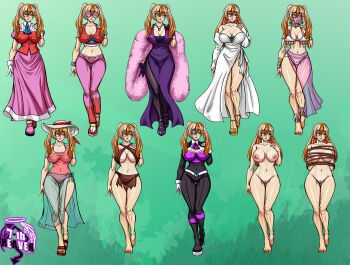 1girl 7th-heaven bare_shoulders barefoot breasts cleavage cleft_of_venus completely_nude curvy female_focus full_body large_breasts long_hair looking_at_viewer mature_female midriff navel nude personification pussy rope sandals solo sonic_(series) thick_thighs thigh_gap thighs toes twintails vanilla_the_rabbit wide_hips