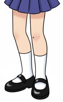 bare_legs legs lower_body lowres mary_janes miniskirt non-web_source rosiatammy shoes skirt spread_legs