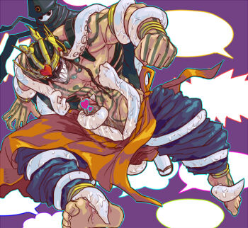 00s barefoot heart helmet love_machine male_focus nipple_stimulation nipple_tweak nipples octopus_tentacles penis summer_wars tattoo tentaclejob tentacles tentacles_on_male yaoi