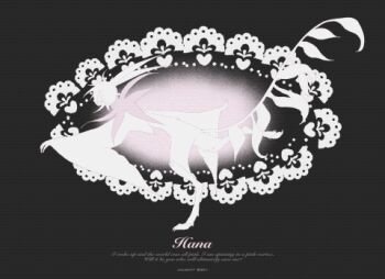 abstract_background animated animated_gif creature creature_focus full_body kamikiririp leaf leaf_tail looping_animation lowres no_humans original plant_tail solo spinning standing standing_on_one_leg white_fur white_hair