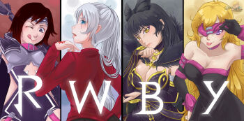 10s 4girls alex_kellar assassin assassin_class_(fate) berserker_class_(fate) black_hair blake_belladonna blonde_hair blue_eyes breasts cape cleavage cosplay fate/apocrypha fate/extra fate/grand_order fate_(series) gold_trim gradient_hair grey_eyes lancer_class_(fate) large_breasts long_hair medusa_(fate) medusa_(lancer)_(fate) medusa_(rider)_(fate) medusa_(rider)_(fate)_(cosplay) multicolored_hair multiple_girls purple_eyes red_hair rider rider_class_(fate) ruby_rose rwby scar scar_across_eye scar_on_face scythe smile snake_hair two-tone_hair weiss_schnee white_hair yang_xiao_long yellow_eyes
