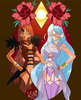 Rule 34 | 2girls, bishoujo senshi sailor moon, highres, lipstick, makeup, multiple girls, sailor aluminum seiren, sailor lead crow, tagme, yuri