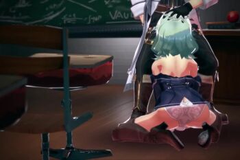 animated ass eiyuu_densetsu fellatio musse_egret oral panties sen_no_kiseki sen_no_kiseki_(series) sen_no_kiseki_iv sound tagme underwear video wallimog