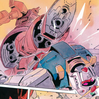 Rule 34 | 1980s (style), 1990s (style), commentary request, debris, duel, earth federation, gelgoog, gelgoog s char custom, gundam, kicking, magazine scan, mecha, mecha focus, mobile suit, mobile suit gundam, mobile suit gundam the origin, no humans, official art, oldschool, one-eyed, pink eyes, radio antenna, retro artstyle, robot, rx-78-2 gundam, scan, scene reference, science fiction, thrusters, traditional media, v-fin, war, yasuhiko yoshikazu, zeon