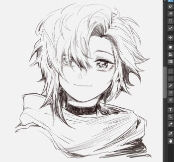 1girl choker cloak closed_mouth commentary english_commentary hiru315 portrait ruby_rose rwby short_hair simple_background smile solo unfinished white_background