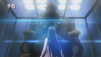 ahegao anal animated animated_gif annerose_vajra ass black_hair bouncing_breasts breasts censored fat fat_man fucked_silly huge_penis koutetsu_no_majo_anneroze large_breasts lowres monster nipples nude orc penis pointy_ears rape screaming size_difference