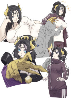casual demon demon_girl digimon digimon_(creature) lilithmon lipstick makeup mark_of_evil taira_(tairamon) wings