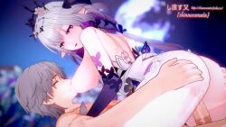 1boy 1girl 3d :o ahegao all_fours animated arched_back ass back backless_outfit bare_shoulders bent_over black_ribbon blinking blue_flower bouncing_breasts breast_press breast_rest breast_sucking breasts breasts_on_head breasts_out bright_pupils caelus_(honkai:_star_rail) castorice_(honkai:_star_rail) clothed_female_nude_male colored_skin cowgirl_position cum cum_in_pussy cum_overflow cumdrip deep_penetration demigoddess dress dutch_angle earrings ejaculation elf eyebrows_hidden_by_hair eyelashes face_to_breasts field flower flower_field from_behind from_side girl_on_top gloves grabbing_another&#039;s_ass gradient_eyes gradient_hair grey_hair groping hair_between_eyes hair_flower hair_ornament hair_ribbon half-closed_eyes hands_on_another&#039;s_ass head_tilt honkai:_star_rail honkai_(series) huge_ass internal_cumshot jewelry lactation large_breasts leaning_back leaning_forward long_hair looking_at_another looking_at_viewer looking_down looking_up low_twintails messy_hair milk moon moonlight multicolored_eyes multicolored_hair night night_sky nude one_eye_closed open_mouth orgasm outdoors pants penis pointy_ears purple_eyes purple_gloves purple_hair raised_eyebrows ribbon riding rolling_eyes sex shinaosumata sidelocks sky sleeveless smile smug spread_legs straddling tagme testicles thick_thighs thighs tongue torn_clothes torn_pants trailblazer_(honkai:_star_rail) twintails vaginal very_long_hair video vignetting white_dress white_pants white_pupils wince winking_(animated)