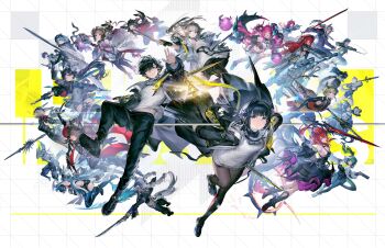 Rule 34 | 6+boys, 6+girls, akekuri (arknights), angelina (arknights), animal ears, ardelia (arknights), arknights, arknights: endfield, artzy tyrannical (arknights), aurora (arknights), avywenna (arknights), bare shoulders, bear ears, bear girl, bird girl, black coat, black hair, black pants, black pantyhose, blue hair, blunt bangs, bodysuit, boots, braid, brown hair, chen qianyu (arknights), chinese commentary, chinese text, coat, cohesive traction (arknights), commentary request, da pan (arknights), demon girl, demon horns, dragon girl, dragon horns, dragon tail, dress, drill hair, ember (arknights), endministrator (arknights), estella (arknights), eyjafjalla (arknights), female endministrator (arknights), fluorite (arknights), forgeborn scathe (arknights), fox girl, gilberta (arknights), greatsword, green hair, grey hair, head wings, hellagur (arknights), high heel boots, high heels, high ponytail, highres, holding, holding polearm, holding sword, holding weapon, horns, laevatain (arknights), last rite (arknights), long coat, long hair, mage staff, male endministrator (arknights), multicolored hair, multiple boys, multiple girls, official art, open clothes, open coat, panda, panda ears, pants, pantyhose, paw shoes, perlica (arknights), pink hair, pogranichnik (arknights), polearm, ponytail, profile, rabbit ears, rabbit girl, red coat, red hair, sheep girl, sheep horns, shoes, short hair, sleeveless, sleeveless dress, snake girl, sneakers, snowshine (arknights), staff, streaked hair, surtr (arknights), sword, tail, thunderberge (arknights), tight clothes, tight pants, twin drills, twintails, weapon, white coat, white hair, wings, wolf boy, wolf ears, wulfgard (arknights), xaihi (arknights), yvonne (arknights), yyb