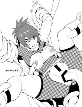 breasts fishine fishnets large_breasts mitarashi_anko naruto_(series) snake tagme