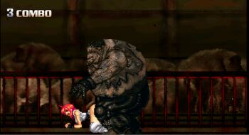 animated animated_gif another_kung_fu_girl biker_clothes bug buta_yaro cage carrying carrying_person character_request dirt doggystyle fat fat_man fly insect knuckle_bash m.u.g.e.n pig pig_head pixel_art rape sex sex_from_behind ugly_bastard uncouth_erotic