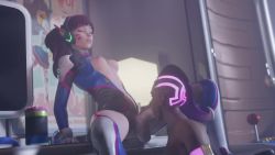 1futa 1girl 3d animated artist_name asymmetrical_hair breasts d.va_(overwatch) dark-skinned_female dark_skin dreamrider3d fellatio female_pov futa_with_female futanari futanari_pov highres interracial large_breasts large_penis mole mole_on_breast multiple_girls navel nipples oral overwatch overwatch_1 penis pov sidecut sombra_(overwatch) sound source_request spread_legs tagme testicles uncensored undercut video watermark
