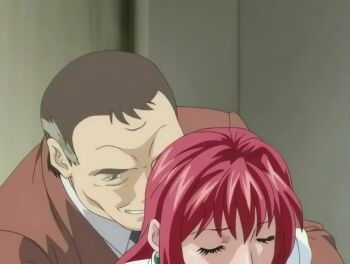 00s 1boy 1girl 2005 animated bathroom bible_black bible_black_only black_thighhighs blush bouncing_breasts bra bra_pull breasts close-up closed_eyes clothes_pull covered_erect_nipples earrings formal_clothes garter_belt garter_straps grabbing_another's_breast grabbing_from_behind groping groping_breast hetero huge_breasts jacket jewelry large_breasts lingerie lipstick long_hair makeup mature_female molestation nipple_stimulation nipple_tweak nipples old old_man open_clothes open_mouth open_shirt pencil_skirt purple_bra purple_eyes red_hair red_skirt shirt skirt sound suit suit_jacket tagme takashiro_hiroko teacher thighhighs torn_clothes underwear undressing vice_principal video